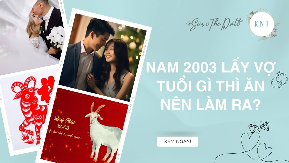 Nam 2003 lấy vợ tuổi gì