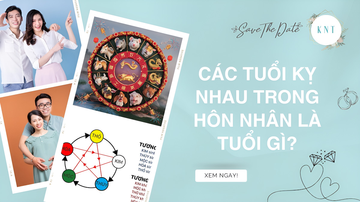 Tuổi kỵ nhau trong hôn nhân