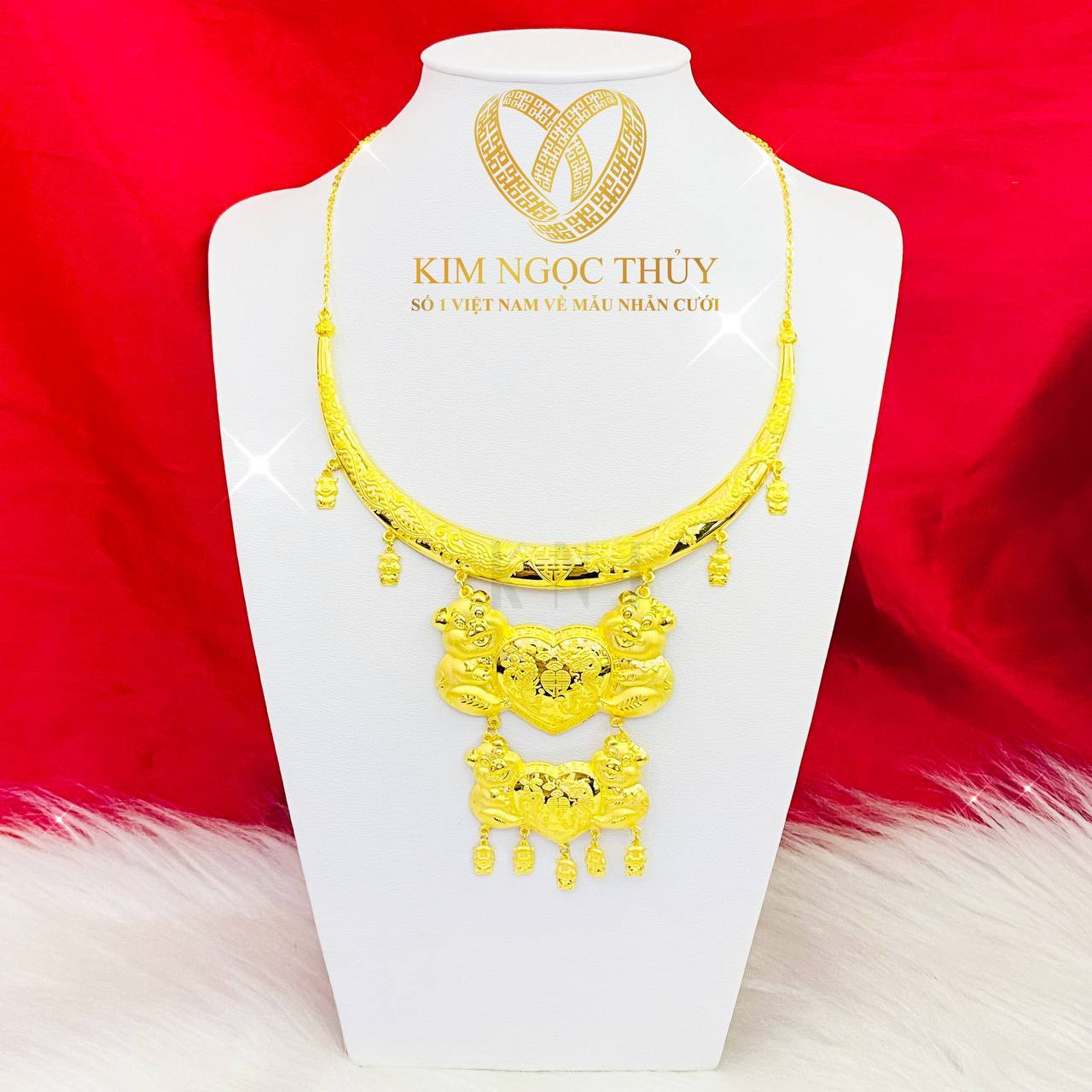 Dây Chuyền Cưới Heo Long Phụng: Sang Trọng, Tinh Xảo