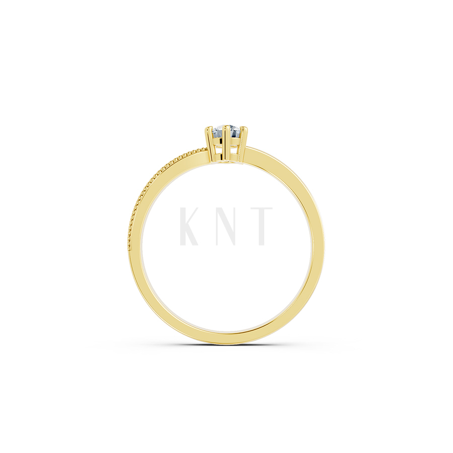 Nhẫn đính hôn R448 bản nhẫn nhỏ thoải mái khi đeo