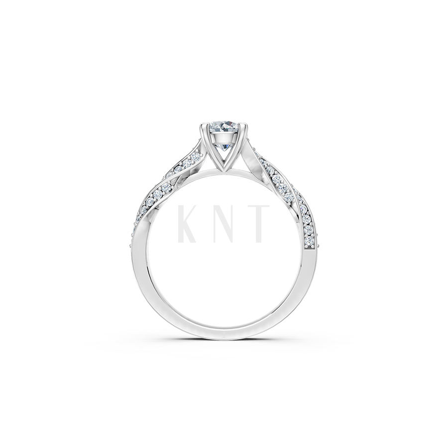 Nhẫn đính hôn R449 là món quà ý nghĩa cho các quý cô