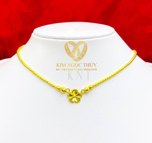 Dây bi 1 chỉ vàng tại Kim Ngọc Thủy: Mẫu mã đa dạng, thiết kế tinh tế