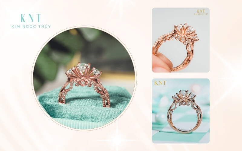 Nhẫn đính hôn là món quà ý nghĩa mà chàng trai dành tặng cho cô gái mình yêu khi ngỏ lời cầu hôn