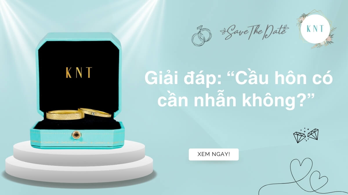 Các loại nhẫn cưới đẹp nhất 2025 - Tư vấn chọn nhẫn cưới phù hợp