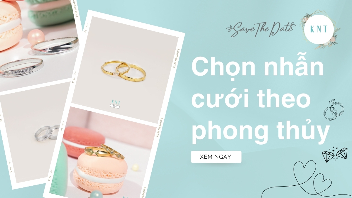 Cách chọn nhẫn cưới theo phong thủy