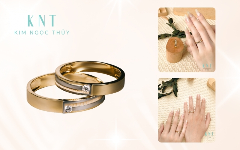 Một trong những ưu điểm lớn nhất của nhẫn cưới trơn chính là sự thoải mái khi đeo