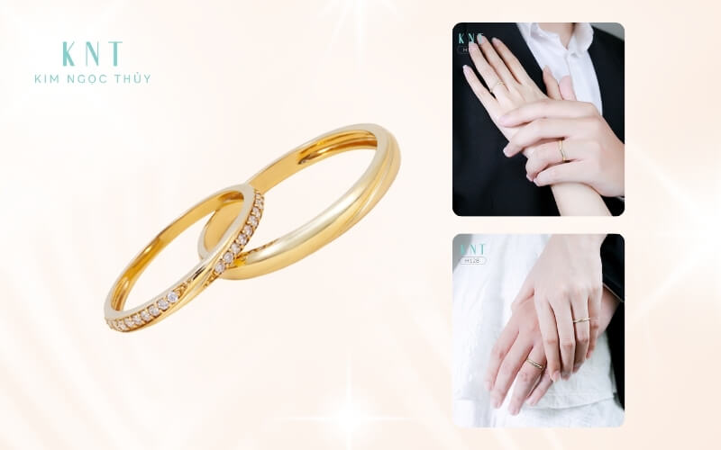 Nhẫn cưới là món trang sức biểu tượng của tình yêu, hôn nhân và sự gắn kết bền chặt