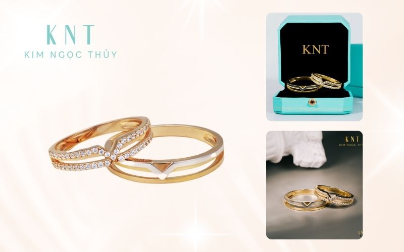 Nhẫn kim cương thường được sử dụng làm nhẫn đính hôn, nhẫn cưới, biểu tượng của tình yêu và sự cam kết