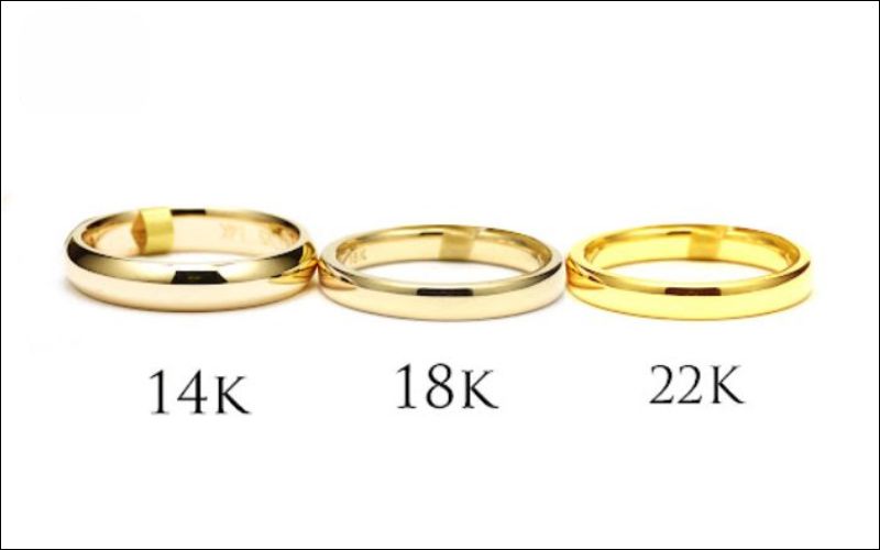 Vàng 14K là lựa chọn lý tưởng vì có độ bền tốt, ít bị trầy xước, giá cả phải chăng