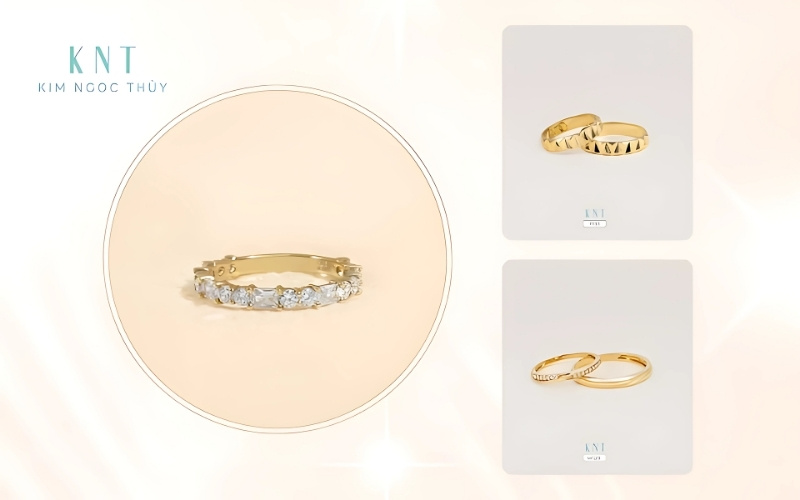 Chất liệu vàng luôn là một lựa chọn hàng đầu bởi giá trị bền vững và vẻ đẹp sang trọng không bao giờ lỗi mốt