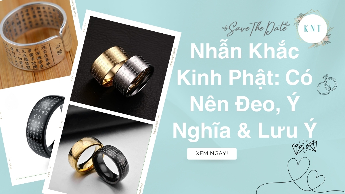 Nhẫn khắc kinh Phật