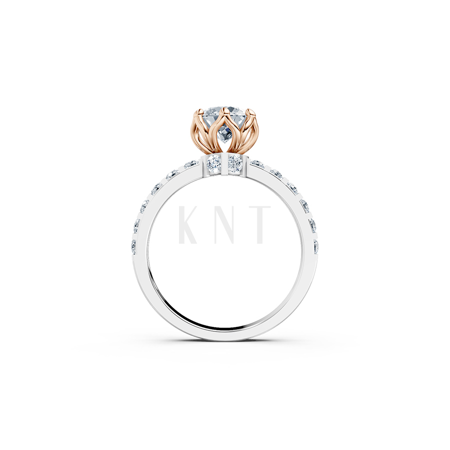 Nhẫn đính hôn R409 là món quà ý nghĩa cho các quý cô