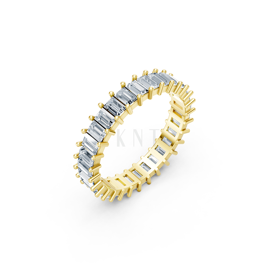 Nhẫn vĩnh cửu VC4 màu Vàng Gold thiết kế độc đáo, sang trọng