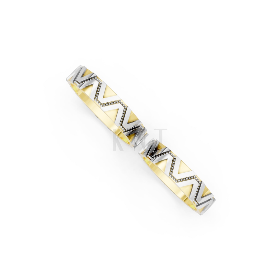 NHẪN CƯỚI E880 phối màu Dual Color phong cách trẻ trung, nổi bật