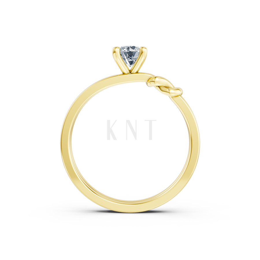 Nhẫn đính hôn đá cao cấp R326 – Aaliyah màu Vàng Gold thiết kế tinh xảo, độc đáo