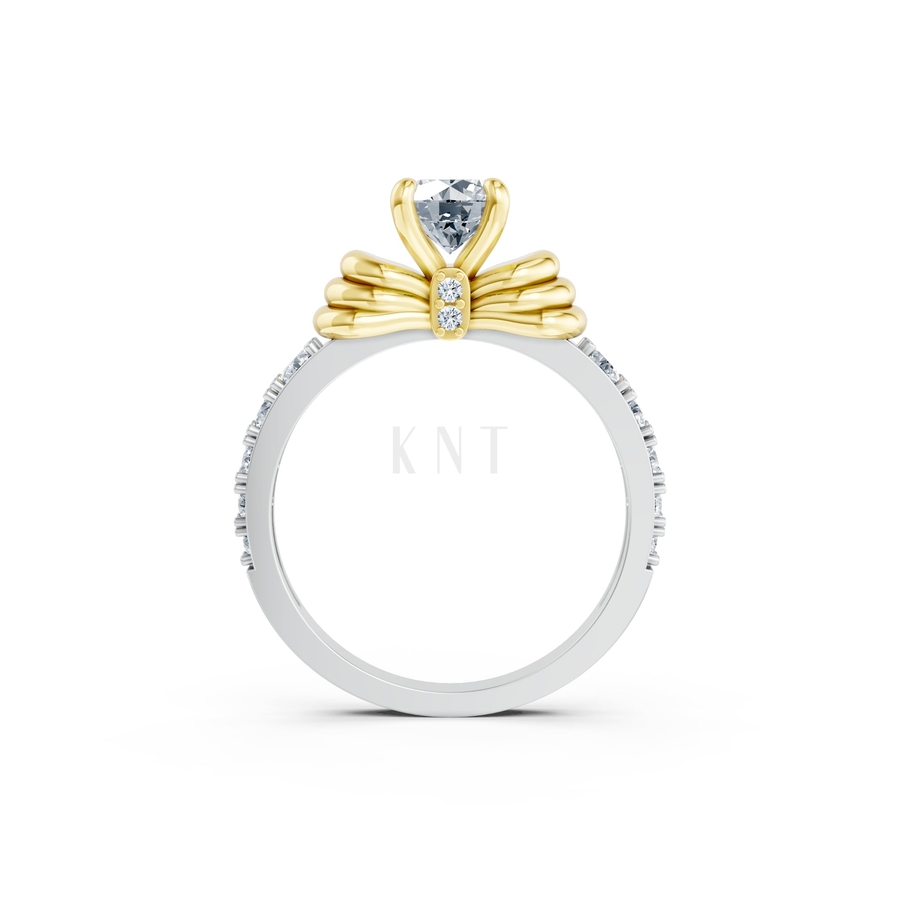 NHẪN ĐÍNH HÔN SEOUL R443 phối màu Dual Color phong cách trẻ trung, nổi bật