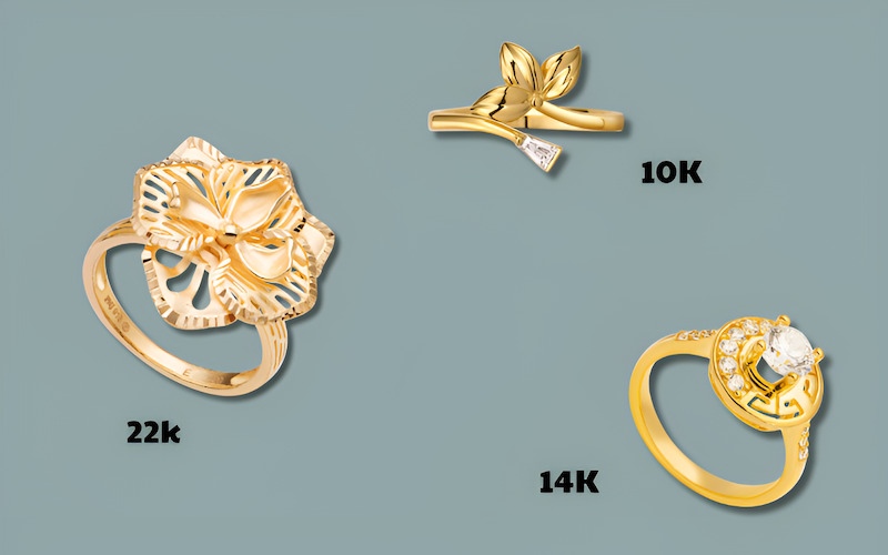 Vàng 10K, 14K – lựa chọn bền đẹp, tiết kiệm cho nhẫn cưới đeo hàng ngày