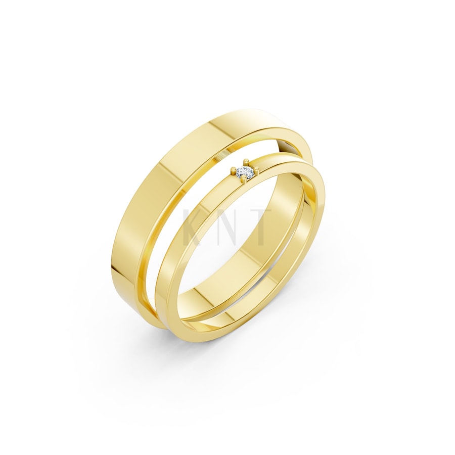 NHẪN CƯỚI A248 Vàng Gold thiết kế tinh tế, sang trọng