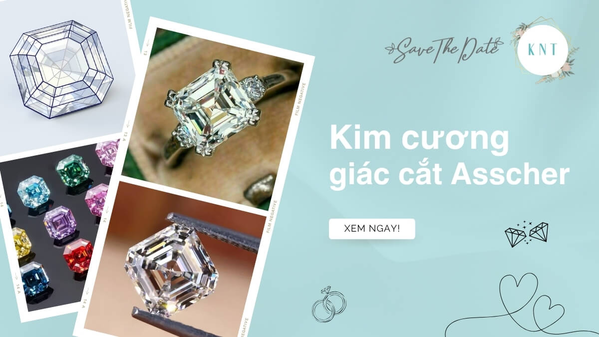 Kim cương giác cắt Asscher là gì? Ý nghĩa và đặc điểm nổi bật