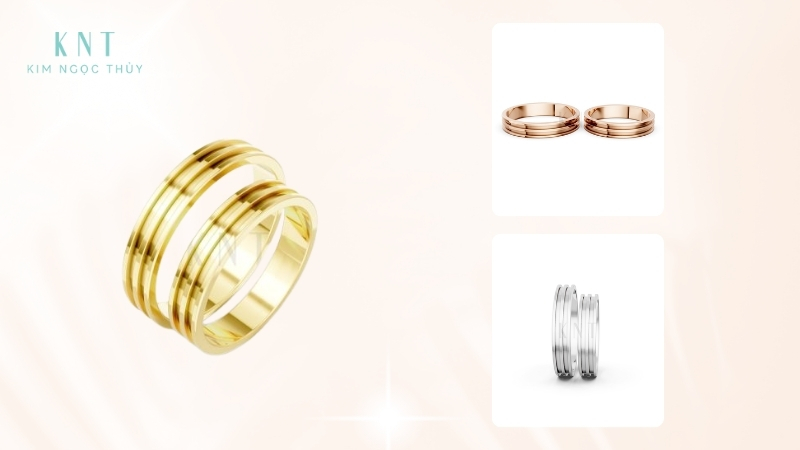 Nhẫn cưới Collab Ceramic A162