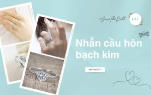Nhẫn cầu hôn bạch kim