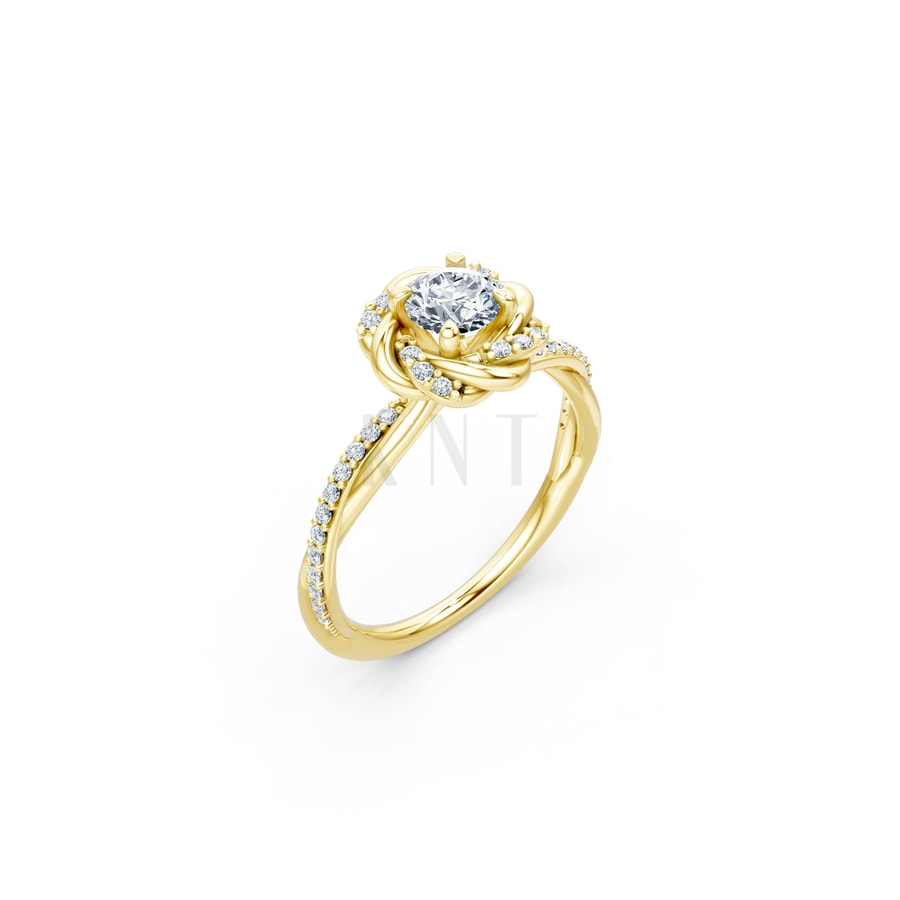 Nhẫn đính hôn R446 – SEOUL Vàng Gold thiết kế tinh tế, sang trọng