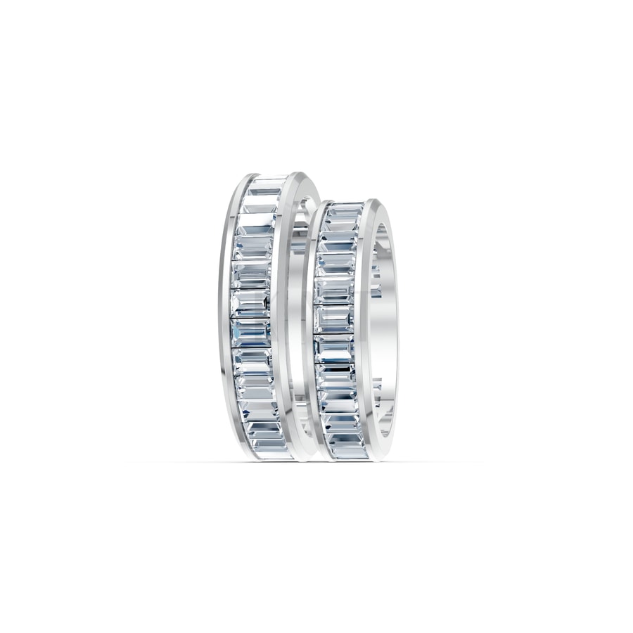 Nhẫn cưới F314 vàng trắng White Gold vàng sáng, đường nét sắc sảo, tinh tế