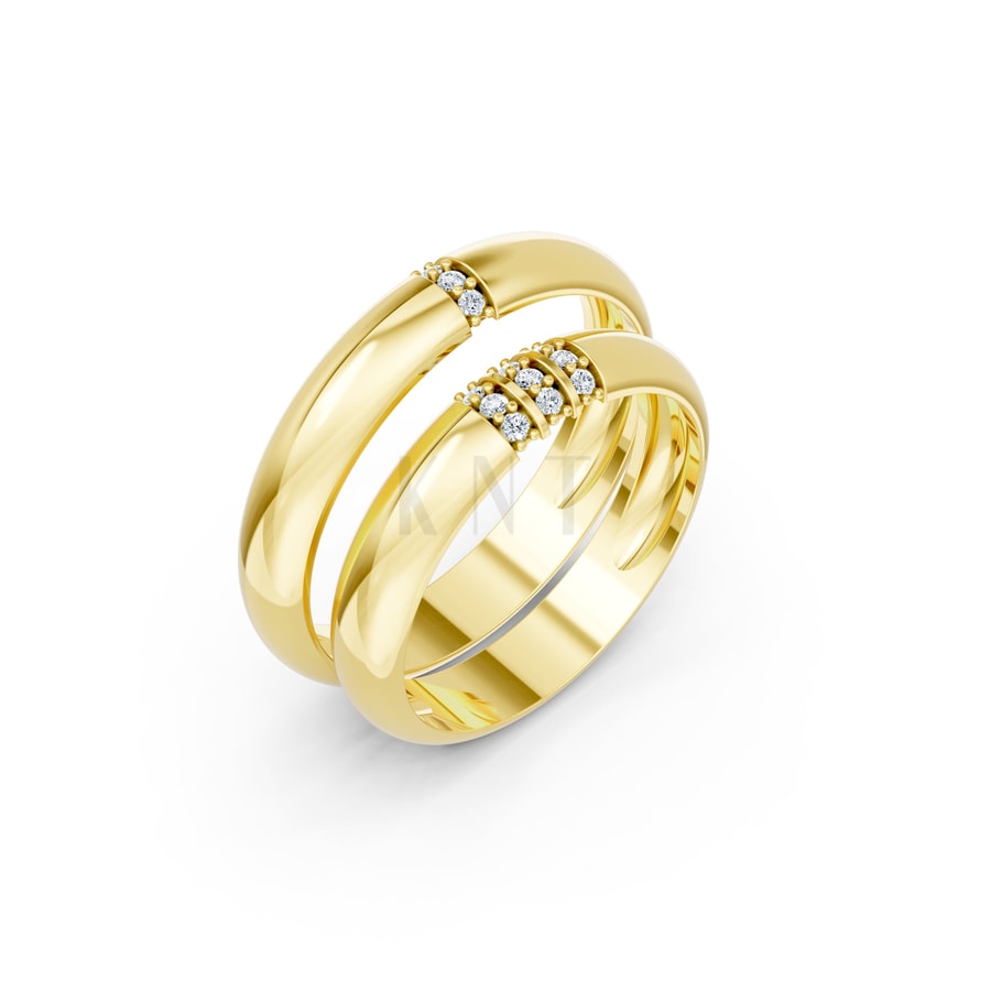 Nhẫn cưới S223 Vàng Gold thiết kế tinh tế, sang trọng