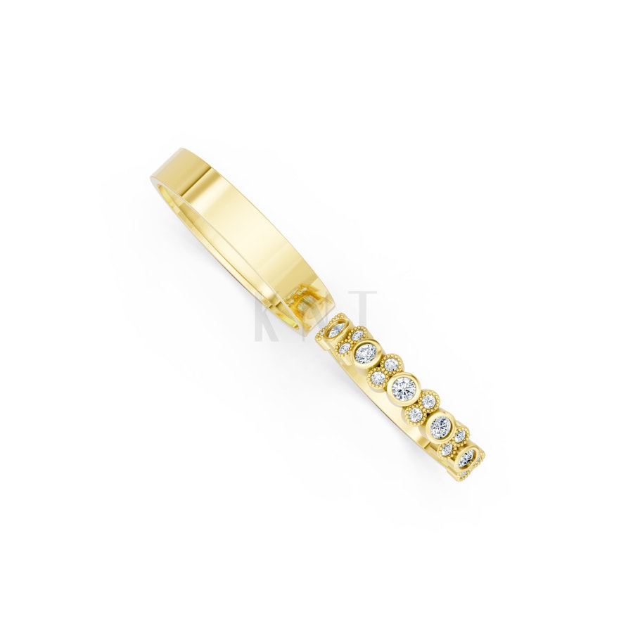 Nhẫn cưới TG22 Vàng Gold vàng 10K/14K/18K/607 cao cấp, thanh lịch