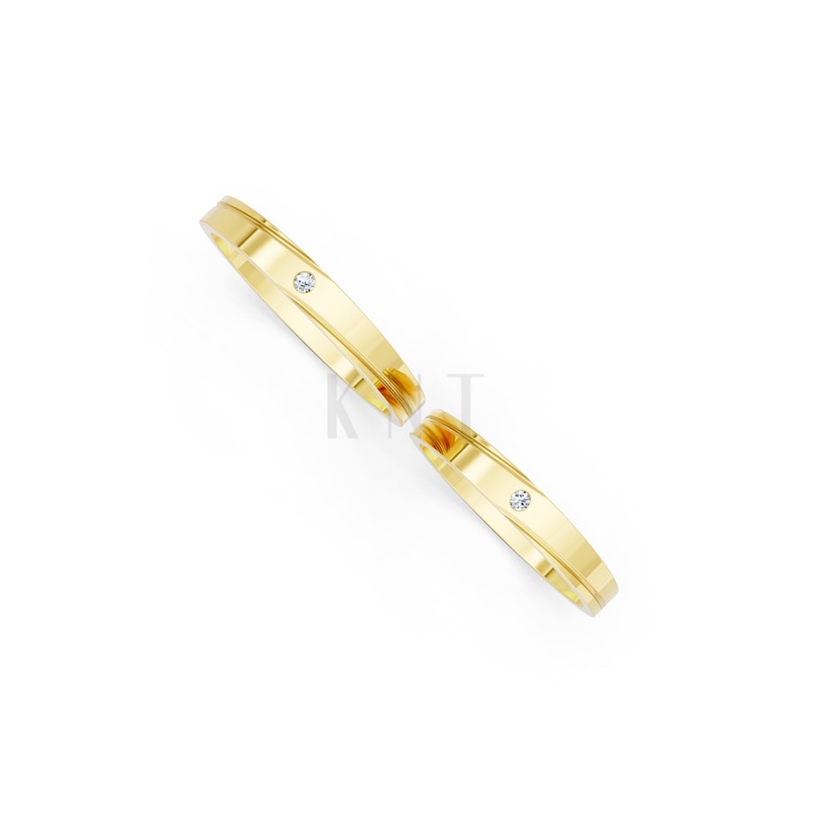 Nhẫn Cưới TG3 Vàng Gold thiết kế tinh xảo, độc đáo