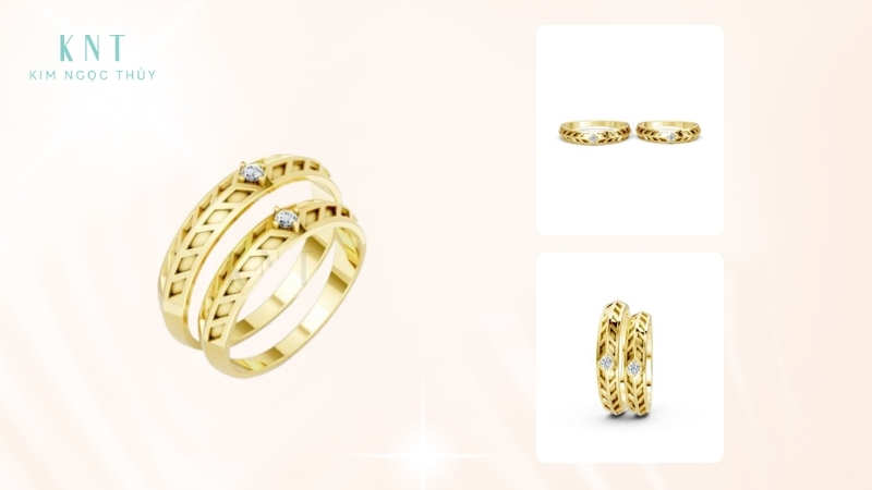 Nhẫn cưới Collab Ceramic A160