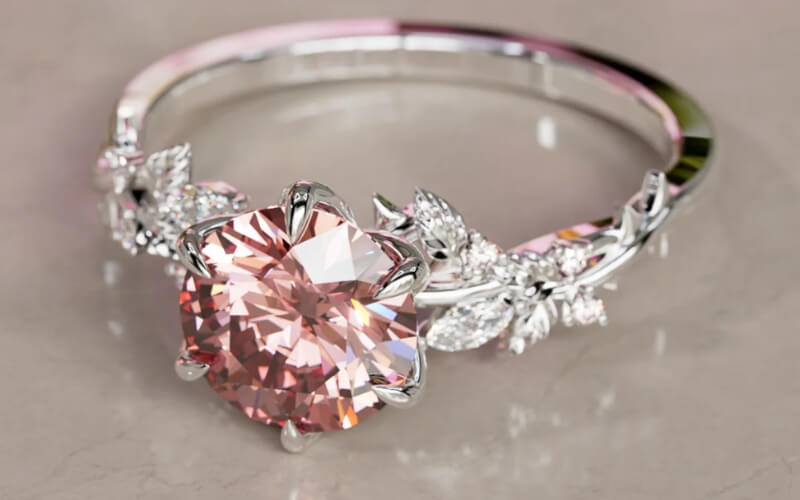 Kim cương hồng tượng trưng cho tình yêu mãnh liệt và sự độc bản