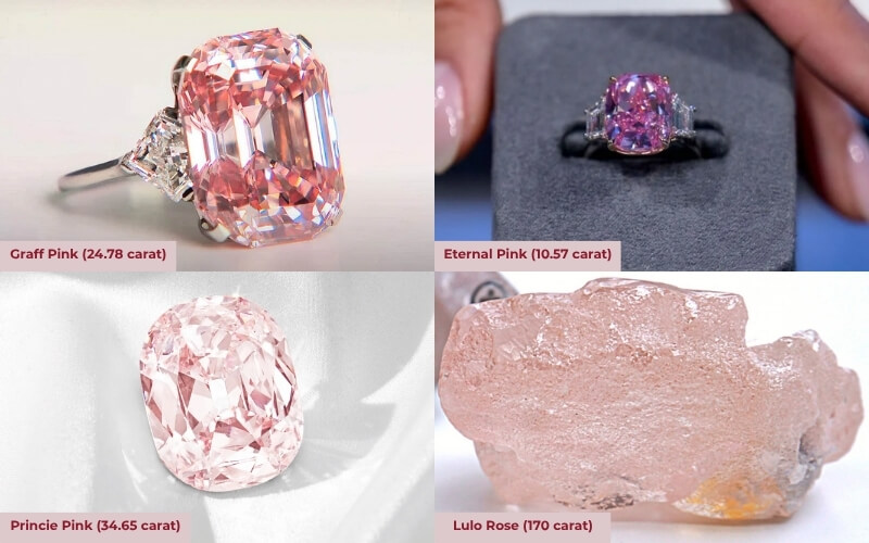 Những viên kim cương hồng huyền thoại, đắt giá